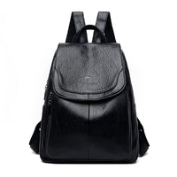 Sac à dos simili cuir vintage souple
