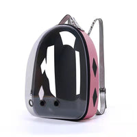 Sac à dos de transport pour animaux avec capsule transparente
