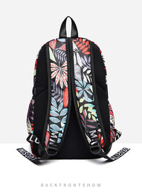 Sac à dos de ville motif tropical