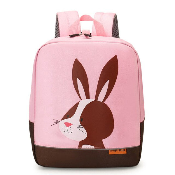 Sac à dos avec imprimé lapin pour la maternelle