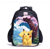 Sac à dos Pikachu sous un arbre