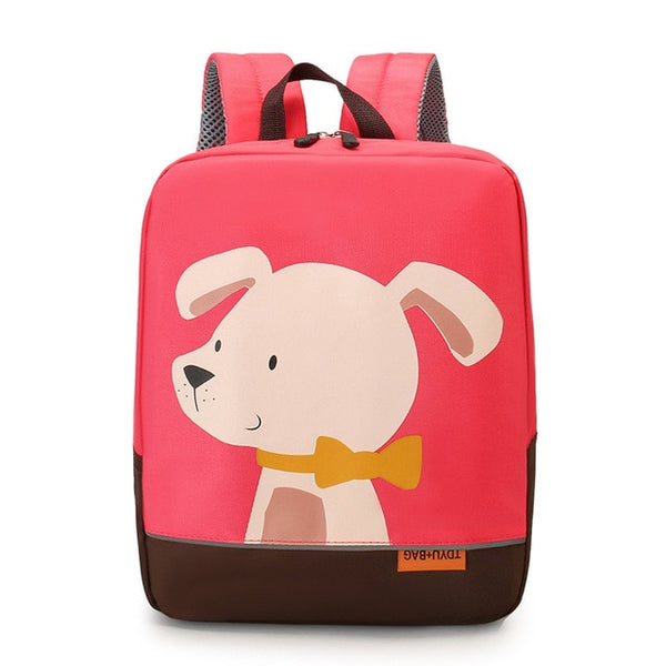 Sac à dos avec imprimé chien pour la maternelle
