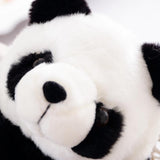 Sac à dos peluche panda noir et blanc