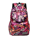 Sac à dos de ville motif tropical