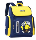 Sac à dos Pikachu bleu et jaune pour école